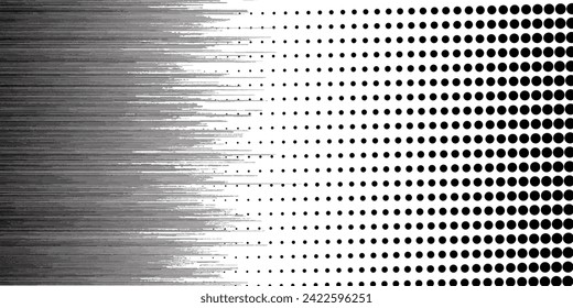 Patrón monocromo de semitono con cuadrados. Minimalismo, vector. Antecedentes para afiches, sitios web, tarjetas de visita, postales, diseño interior.