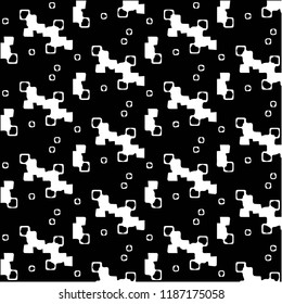 Halftone monochrome texture background. Abstract vintage black and white vector illustration Texture