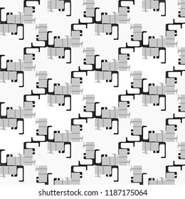 Halftone monochrome texture background. Abstract vintage black and white vector illustration Texture