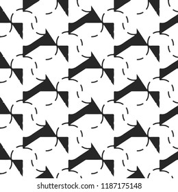 Halftone monochrome texture background. Abstract vintage black and white vector illustration Texture