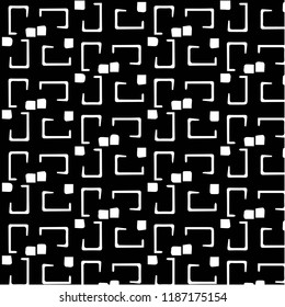 Halftone monochrome texture background. Abstract vintage black and white vector illustration Texture