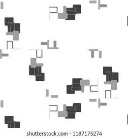Halftone monochrome texture background. Abstract vintage black and white vector illustration Texture