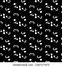 Halftone monochrome texture background. Abstract vintage black and white vector illustration Texture