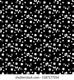 Halftone monochrome texture background. Abstract vintage black and white vector illustration Texture