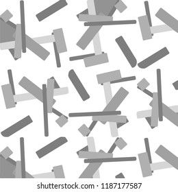 Halftone monochrome texture background. Abstract vintage black and white vector illustration Texture