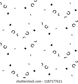 Halftone monochrome texture background. Abstract vintage black and white vector illustration Texture