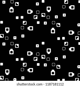 Halftone monochrome texture background. Abstract vintage black and white vector illustration Texture