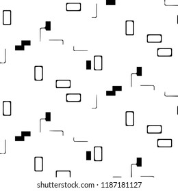 Halftone monochrome texture background. Abstract vintage black and white vector illustration Texture