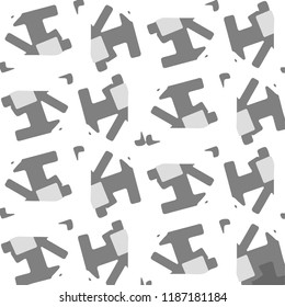 Halftone monochrome texture background. Abstract vintage black and white vector illustration Texture