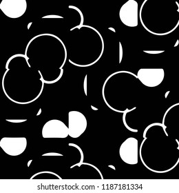 Halftone monochrome texture background. Abstract vintage black and white vector illustration Texture