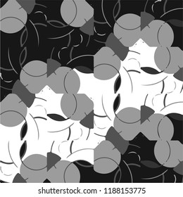 Halftone monochrome texture background. Abstract vintage black and white vector illustration Texture