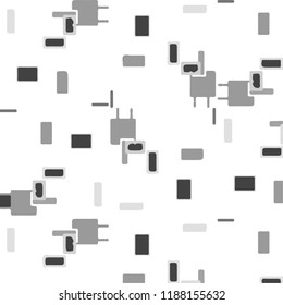 Halftone monochrome texture background. Abstract vintage black and white vector illustration Texture