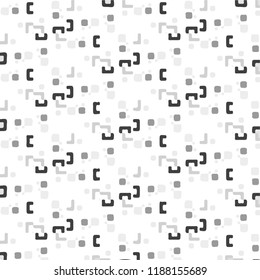 Halftone monochrome texture background. Abstract vintage black and white vector illustration Texture