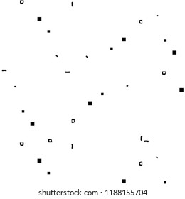 Halftone monochrome texture background. Abstract vintage black and white vector illustration Texture