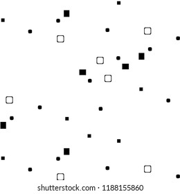 Halftone monochrome texture background. Abstract vintage black and white vector illustration Texture
