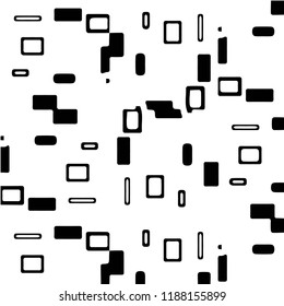 Halftone monochrome texture background. Abstract vintage black and white vector illustration Texture
