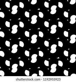 Halftone monochrome texture background. Abstract vintage black and white vector illustration Texture