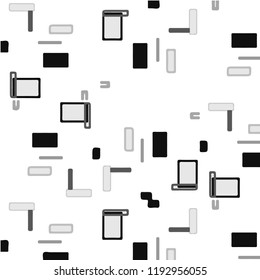 Halftone monochrome texture background. Abstract vintage black and white vector illustration Texture