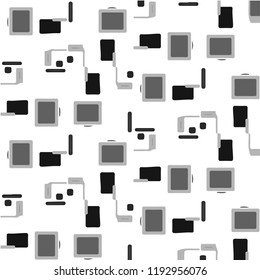 Halftone monochrome texture background. Abstract vintage black and white vector illustration Texture