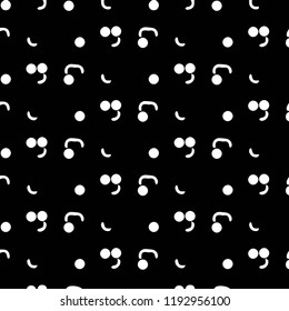 Halftone monochrome texture background. Abstract vintage black and white vector illustration Texture