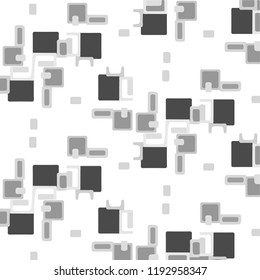 Halftone monochrome texture background. Abstract vintage black and white vector illustration Texture