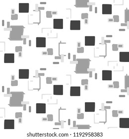 Halftone monochrome texture background. Abstract vintage black and white vector illustration Texture