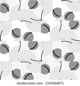 Halftone monochrome texture background. Abstract vintage black and white vector illustration Texture