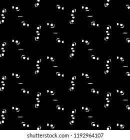 Halftone monochrome texture background. Abstract vintage black and white vector illustration Texture