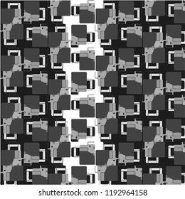 Halftone monochrome texture background. Abstract vintage black and white vector illustration Texture