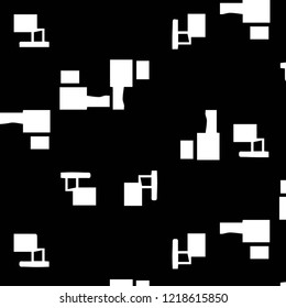 Halftone monochrome texture background. Abstract vintage black and white vector illustration Texture