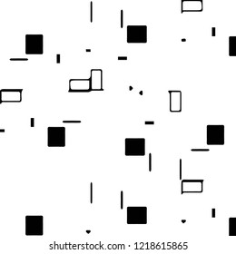 Halftone monochrome texture background. Abstract vintage black and white vector illustration Texture