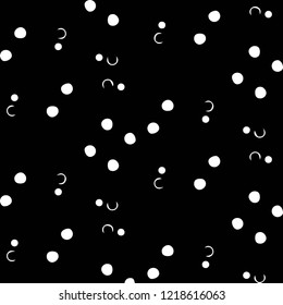 Halftone monochrome texture background. Abstract vintage black and white vector illustration Texture