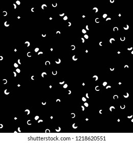 Halftone monochrome texture background. Abstract vintage black and white vector illustration Texture
