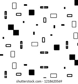 Halftone monochrome texture background. Abstract vintage black and white vector illustration Texture