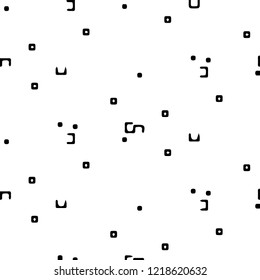 Halftone monochrome texture background. Abstract vintage black and white vector illustration Texture