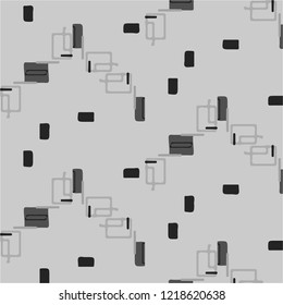 Halftone monochrome texture background. Abstract vintage black and white vector illustration Texture