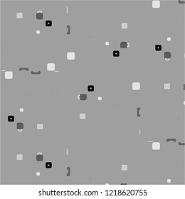 Halftone monochrome texture background. Abstract vintage black and white vector illustration Texture