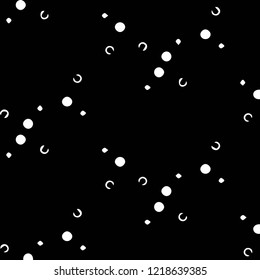 Halftone monochrome texture background. Abstract vintage black and white vector illustration Texture