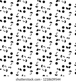Halftone monochrome texture background. Abstract vintage black and white vector illustration Texture