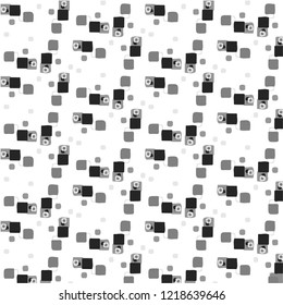Halftone monochrome texture background. Abstract vintage black and white vector illustration Texture
