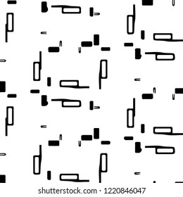 Halftone monochrome texture background. Abstract vintage black and white vector illustration Texture