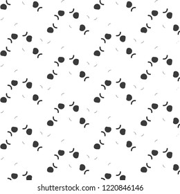 Halftone monochrome texture background. Abstract vintage black and white vector illustration Texture