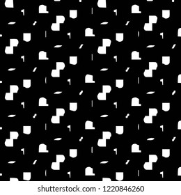 Halftone monochrome texture background. Abstract vintage black and white vector illustration Texture