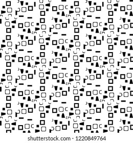 Halftone monochrome texture background. Abstract vintage black and white vector illustration Texture