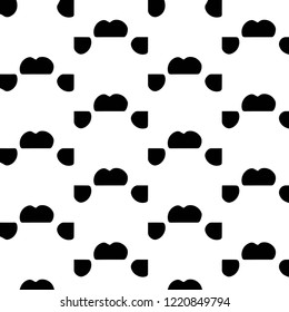 Halftone monochrome texture background. Abstract vintage black and white vector illustration Texture