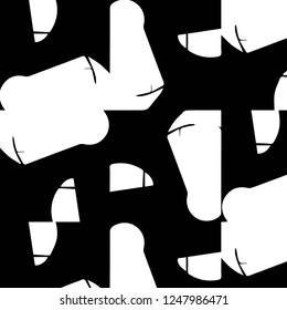 Halftone monochrome texture background. Abstract vintage black and white vector illustration Texture