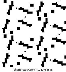 Halftone monochrome texture background. Abstract vintage black and white vector illustration Texture