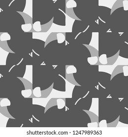 Halftone monochrome texture background. Abstract vintage black and white vector illustration Texture