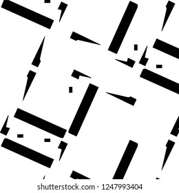 Halftone monochrome texture background. Abstract vintage black and white vector illustration Texture