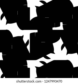 Halftone monochrome texture background. Abstract vintage black and white vector illustration Texture